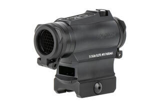 Holosun HE515GM-GR Elite is a compact 2 MOA solar powered green dot sight with 65 MOA circle dot reticle